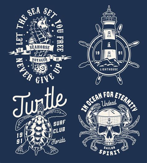 Nautical logo templates | Nautical logo, Nautical design, Logo templates