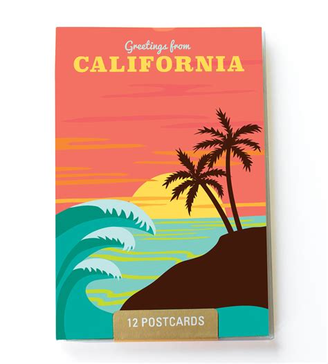 California state postcards - The Imagination Spot