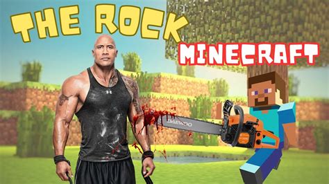 THE ROCK IN MINECRAFT - YouTube