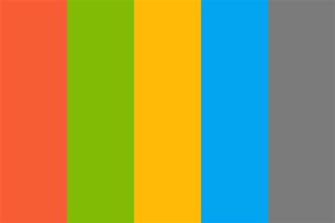 Microsoft Edge Color Palette