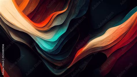 Abstract colorful 4k wallpaper. Stock Illustration | Adobe Stock