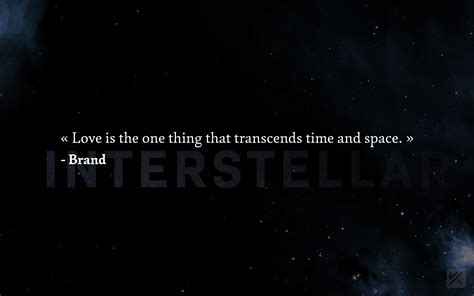 Love Quote Interstellar | Wallpaper Image Photo