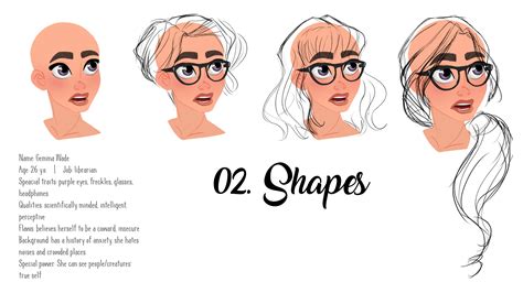 Hairstyles 101: Draw and Colour Hair for Character Design | Maria Lia ...