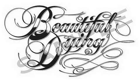 Cursive Tattoo Fonts Lettering Generator - Jeung Fonts