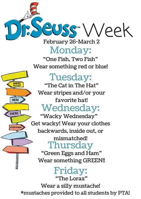 Finally...dress up days everyone can participate in! #drseussweek #pta ...