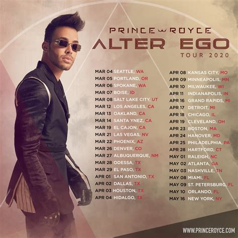 Prince Royce announces US Expansion of Alter Ego World Tour - SWAGGER ...