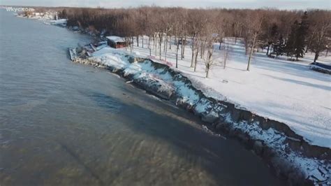 Lake Erie shoreline residents concerned over 'accelerated erosion ...