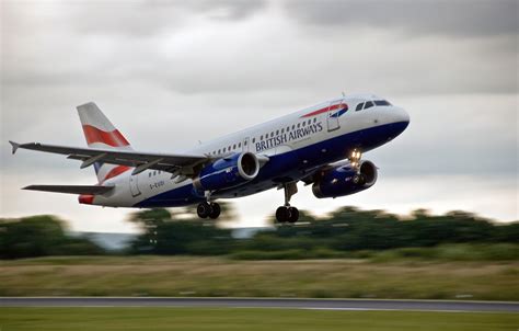 British Airways Airbus A319 taking off - Ed O'Keeffe Photography