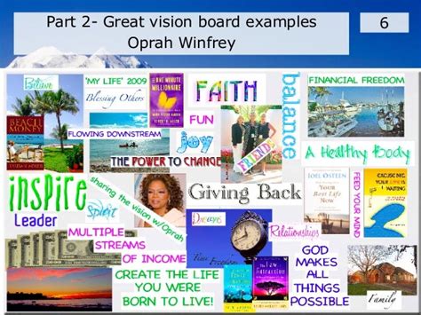 Develop your vision board