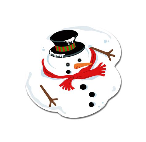 Melting Snowman Cartoon