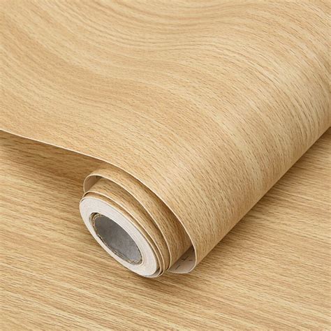 17.7in×118in Wood Wallpaper Peel and Stick Wood Grain Pattern Self ...