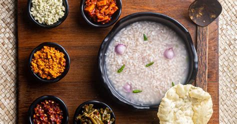 Rice porridge | Kerala food: Pazhan Kanji Recipe by Chef Regi Mathew of ...