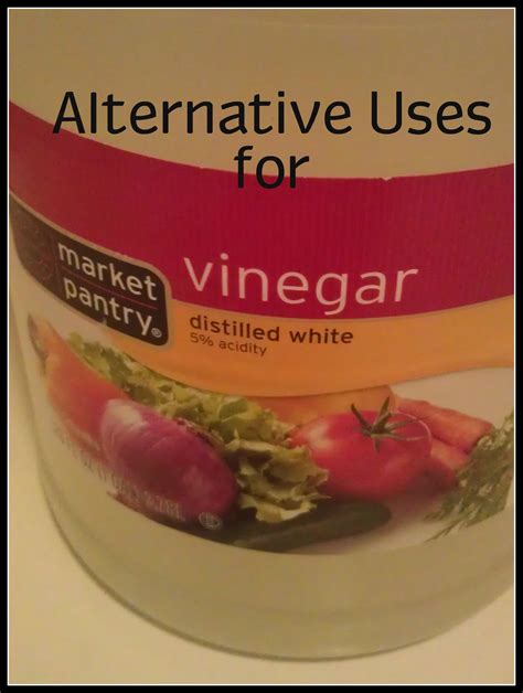 My Life's a Treasure: Alternative Uses for White Distilled Vinegar