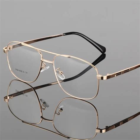 Vazrobe Gold Eye Glasses Men eyeglasses Frame for male optical lens ...