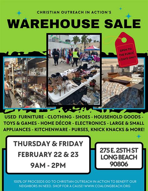 🎉 Don't Miss Our Ultimate Warehouse Sale Event! 🛍️