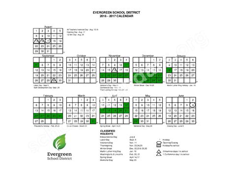 Evergreen School District Calendars – San Jose, CA