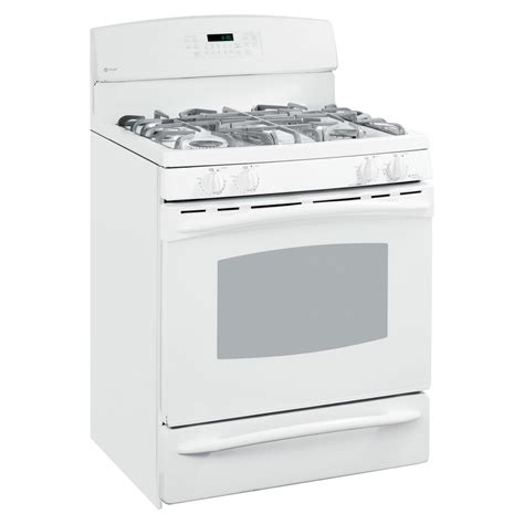 GE Profile 30-Inch 4-Burner Freestanding Gas Range (Color: White) at ...