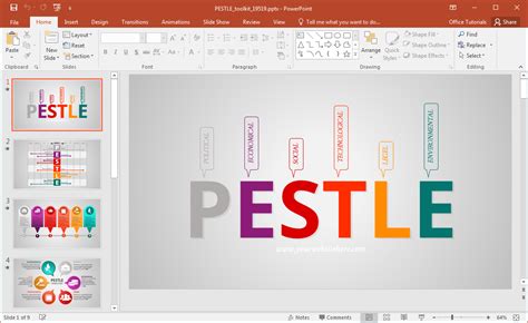 Animated PESTLE Analysis Presentation Template For PowerPoint