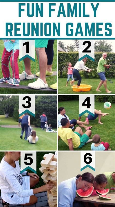 Fun Family Reunion Games | Summer family fun, Family reunion games ...