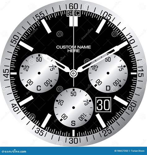 Watch Face Template Stock Illustrations – 4,157 Watch Face Template ...