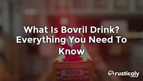 What Is Bovril Drink? Everything You Need To Know