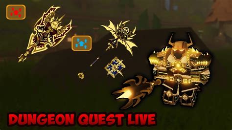 🔴Dungeon Quest GILDED SKIES! - YouTube