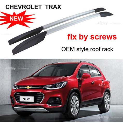 OEM roof rail roof rack luggage bar for Chevrolet TRAX 2017, install by ...