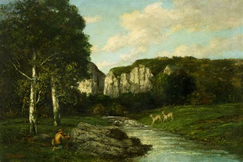 Landscape with a Hunter|Gustave Courbet |Search Collection | The ...