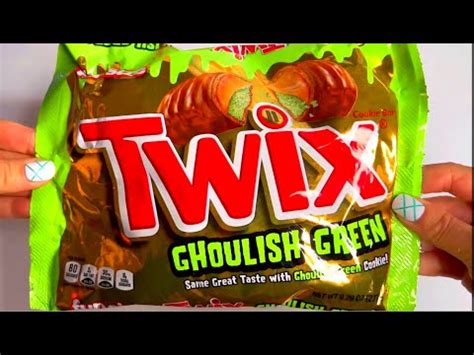 New Halloween TWIX 🧟 GHOULISH 🧟 GREEN Fun Size Candy Bars - YouTube