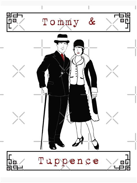 "Tommy and Tuppence, Agatha Christie Detectives" Art Print by ...