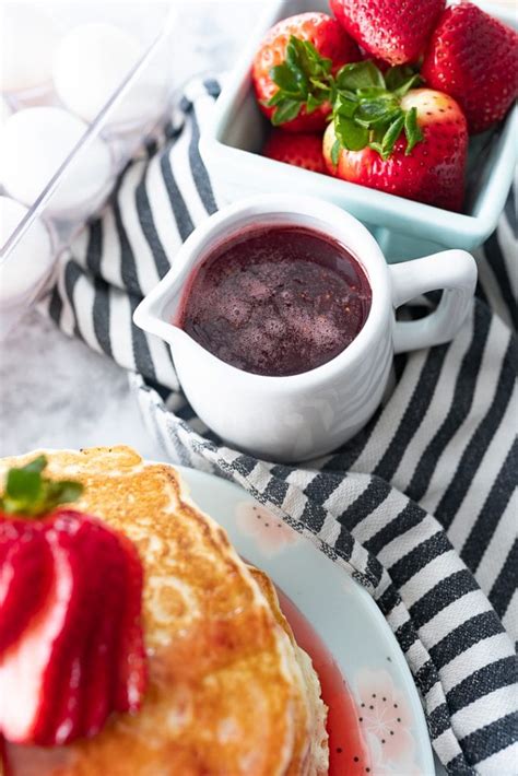 Homemade Strawberry Syrup for Pancakes - Cooking With Karli