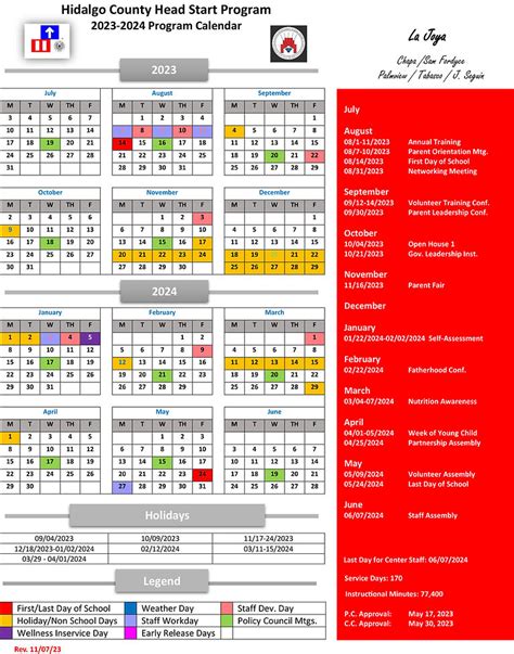 La Joya ISD Campus Calendar | hchsp2