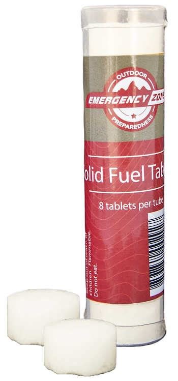 Solid Hexamine Fuel Tablets (6 tubes of 8)