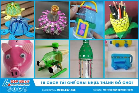 Gợi ý 10 cách tái chế chai nhựa thành đồ chơi đơn giản