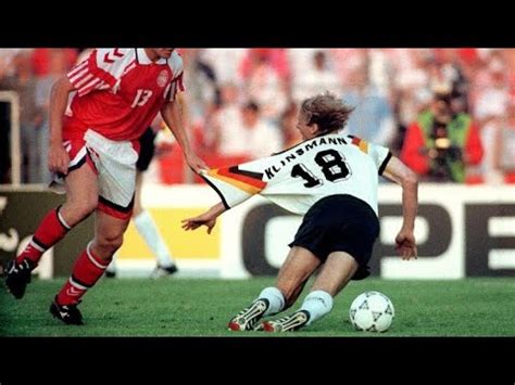 Jürgen Klinsmann Showing His Incredible Goals Fantastic Striker (RARE ...