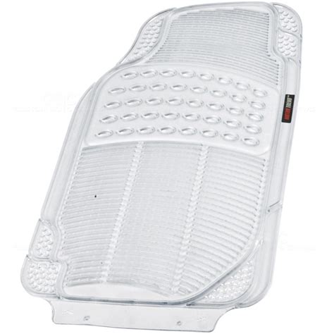 Clear 3 PC Rubber Floor Mats for Car SUV Zero-Odor Motor Trend Heavy ...