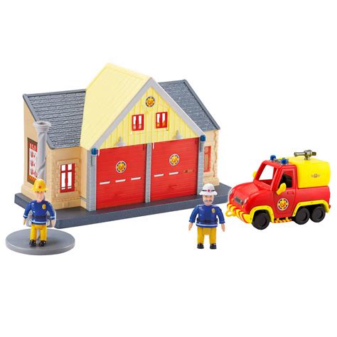 Offer BMStores Fireman Sam Fire Station Playset & Venus