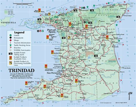 Caribbean-On-Line: Trinidad & Tobago Maps: Trinidad