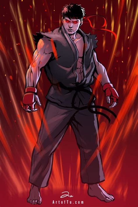 Evil Ryu by ArtofTu on DeviantArt