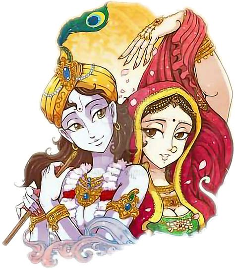 Radha Krishna Vector Png