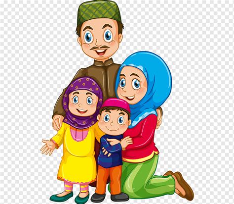 Gambar Keluarga Bahagia Kartun Muslim – bonus