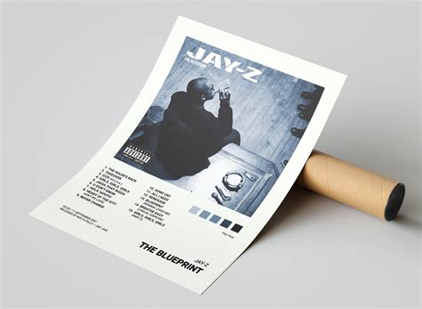 Jay-Z - The Blueprint Album Cover Poster | Architeg Prints