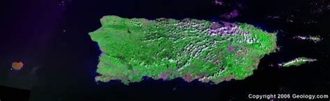 Puerto Rico Map and Satellite Image