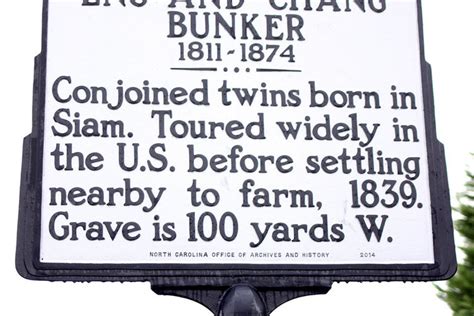 Eng and Chang Bunker 1811-1874 (M-7) | NC DNCR