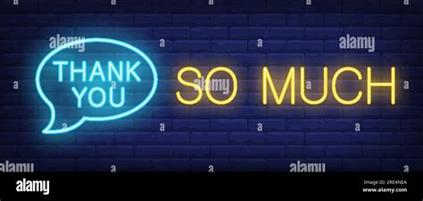 Thank you neon sign Stock Vector Image & Art - Alamy