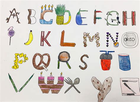 Alphabet Illustrations - ART ED GURU