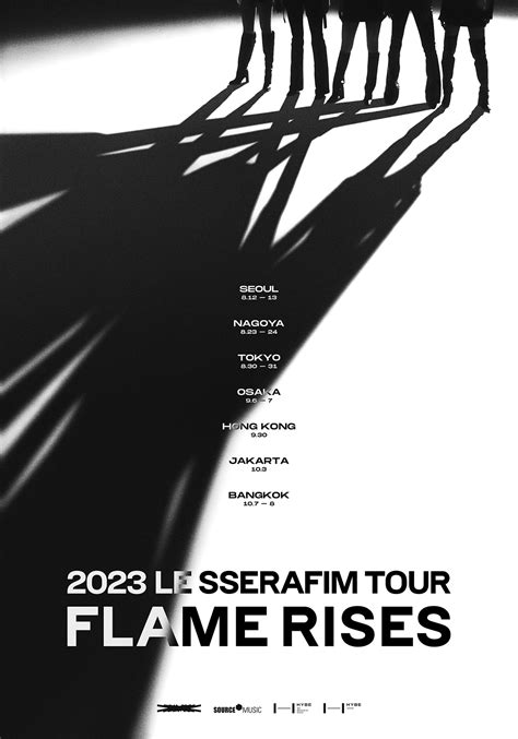 2023 LE SSERAFIM "FLAME RISES" Tour: Ticket Details - Discover Latest K ...