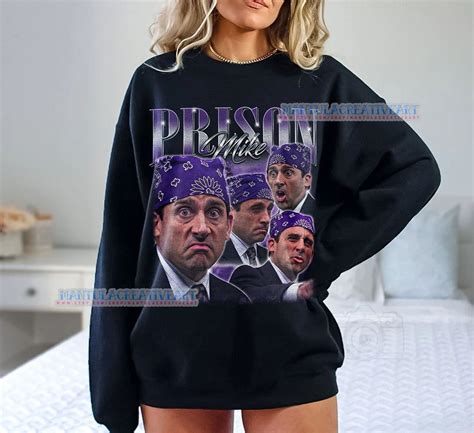 Prison Mike Sweatshirt, Prison Mike Shirt, Michael Scott Biatch, Steve ...