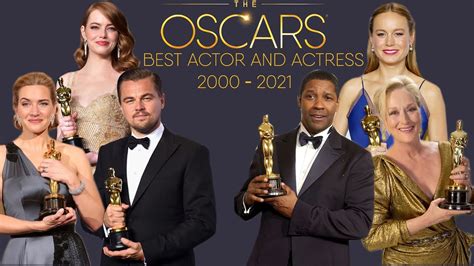 ACADEMY AWARDS BEST ACTOR AND BEST ACTRESS - OSCAR WINNERS 2000 - 2021 ...