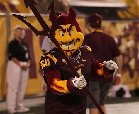 Sparky, the Arizona State Sun Devils mascot. http://www.payscale.com ...